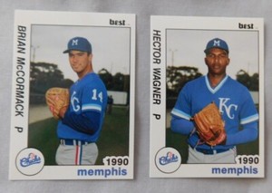 1990 Best Cards 1990 Best Memphis Chicks Baseball Card Pick one