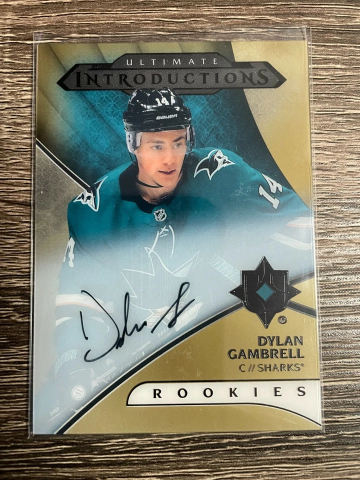 DYLAN GAMBRELL 2018-19 Ultimate Collection Ultimate Introductions Gold Auto - Image 1 of 1