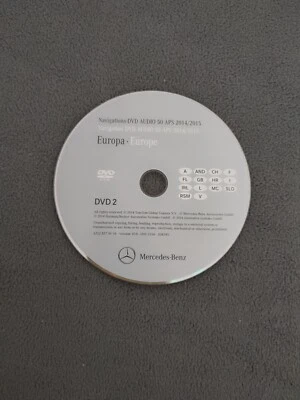 DVD Navigation Mercedes AUDIO 50 APS NTG4-212 FRANCE ITALIA ALPEN 2015 W212 207 - Bild 1 von 3