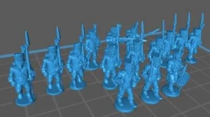Napoleonic Swiss Battallion Pre 1813 - Resin 28mm Minis - Picture 1 of 4
