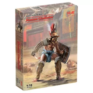 ICM 16303 Plastik Modell Figuren Bausatz Maßstab 1:16 Roman Gladiator - Bausätze Models - Bild 1 von 24