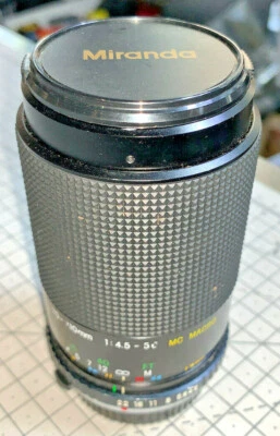 Miranda MC 70-210mm f4.5-5.6 Macro Zoom lens, Olympus OM mount, 1980s - Image 1 of 4