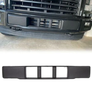 Fit For 15-17 Ford F150 Front Bumper Cover Lower Grille Trim Panel Black Plastic - Picture 1 of 10