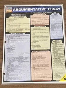 Argumentative Essay (Quickstudy: Academic) - Pamphlet By BarCharts, Inc. - Picture 1 of 1