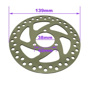 Rotor de disco de freno de scooter de gasolina 140 mm 37 mm para bicicleta de bolsillo 47cc 49cc mini moto quad - Imagen 1 de 7