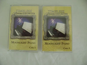 Timeless Piano Favorites Moonlight Piano-2 Cassettes BMG TPF-4-3501-1 and 2 - Picture 1 of 7
