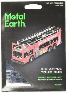 Faszination Metal Earth New York Big Apple Tour Bus 3D Stahl Modellbausatz MMS169 - Bild 1 von 11