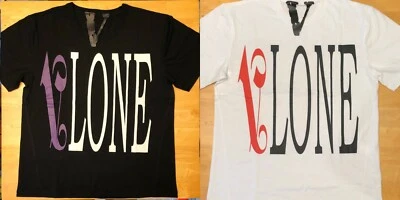 [Paquete de 2] Camiseta Vlone Palm Angels Púrpura/Blanca Talla L Grande - Se envía el mismo día Foto 1 de 4