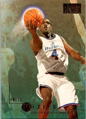 1996-97 SkyBox Premium #129 Chris Webber Basketball Card 7CC - Image 1 of 2