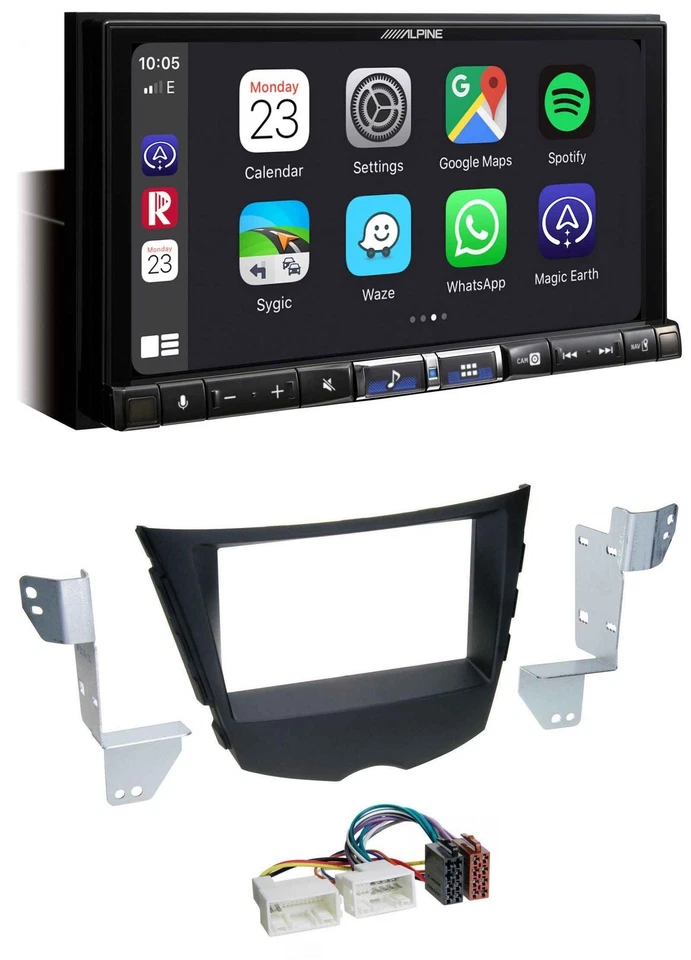 Alpine 2DIN DAB USB MP3 Bluetooth Autoradio für Hyundai Veloster FS ab 2011 - Bild 1 von 4