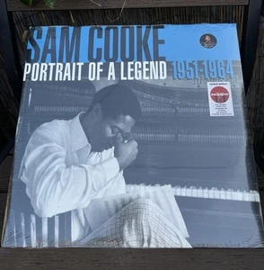SAM COOKE PORTRAIT OF A LEGEND 1951-1964 Blue Vinyl 2-LP LIMITED EDITION - Imagen 1 de 6