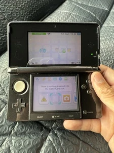 Nintendo 3DS 2GB Handheld System - Cosmo Black Console Only - Picture 1 of 13