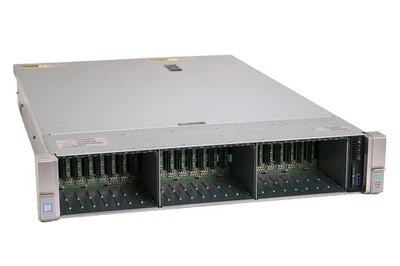 HPE ProLiant DL380 Gen9 // 2x E5-2650L v3, senza RAM, 24x SFF, P440ar + Expander - Immagine 1 di 4