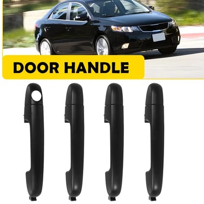 Puerta exterior exterior delantera 4 piezas trasera para manija 2010 2011 2012 2013 Kia Forte Foto 1 de 4