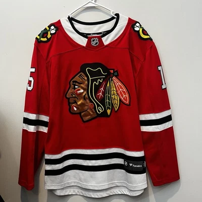Chicago Blackhawks Artem Anisimov Fanatics Red Breakaway Player Jersey Mens Sz S - Image 1 of 4