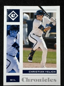 ⭐🦄 2020 Bowman Platinum T2021 Panini Chronicles - Christian Yelich #16 🆓📦 - Picture 1 of 2
