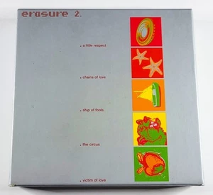 ERASURE - Singles Box 2 (5CD Import Remaster/1999 Mute Records EBX2) 46 Tracks - Imagen 1 de 3