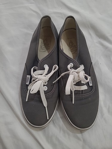 Scarpe Vans donna 7 5 Atwood sneakers stringate basse grigio tela basse casual