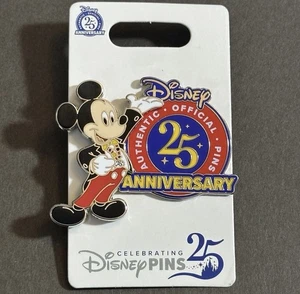2025 Disney Parks Mickey Mouse 25 Years Anniversary of Authentic Pin Trading - Bild 1 von 1