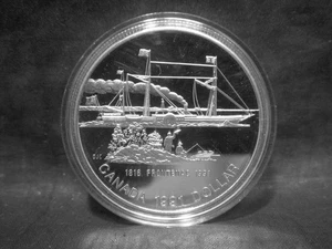 Silbermünze - Canada Dollar 1991 "Frontenac" PP  GS9885 - Picture 1 of 2
