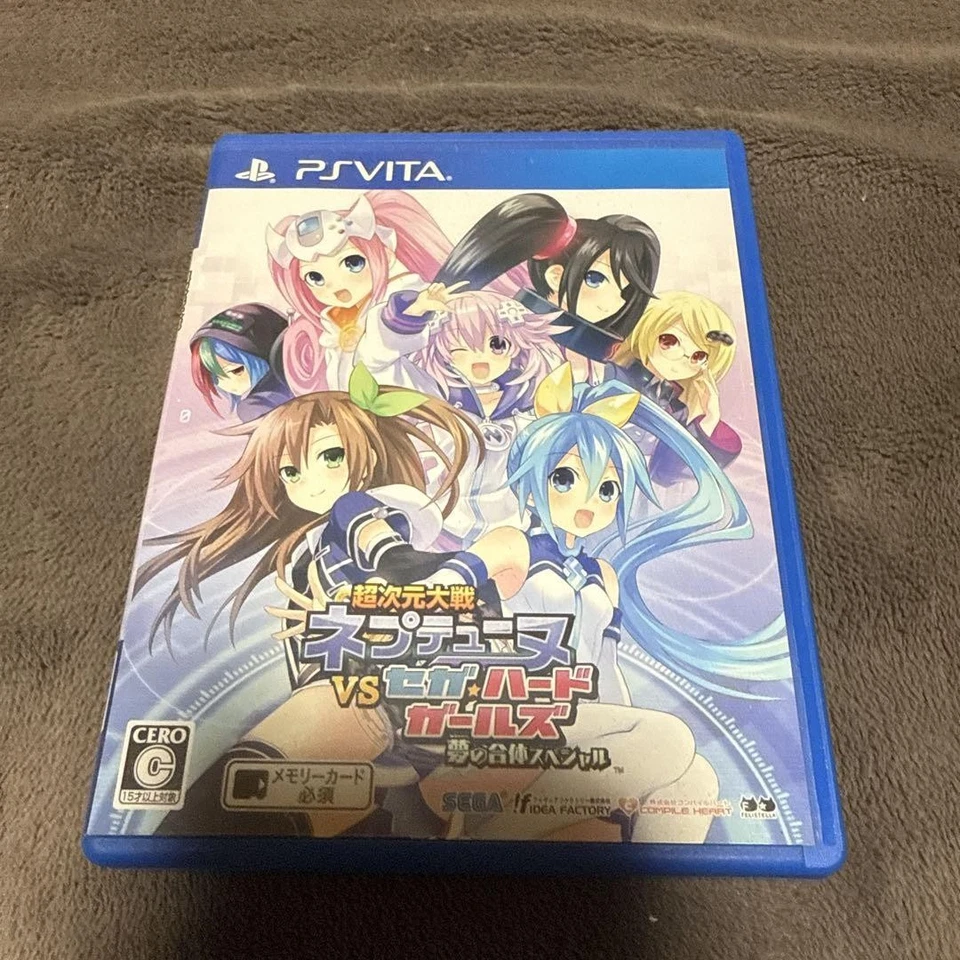 Superdimension Neptune VS Sega Hard Girls PS Vita Japan Import Collectible Game - Image 1 of 4