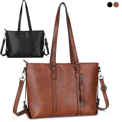 BAIGIO Damen Handtasche Weiches Leder Shopper Henkeltasche Umhängetasche Schultertasche