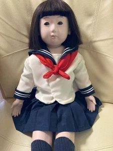 Ichimatsu Doll Sailor Uniform 57cm Handmade, Used with Wear - Picture 1 of 9