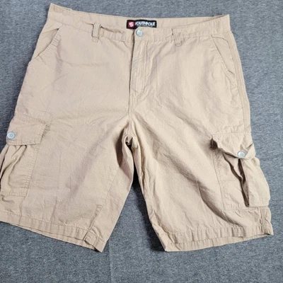 Pantalones Cortos Carga De Colección South Pole Ripstop Y2K Beige Caqui Sueltos Southpole Hombres talla 42 Foto 1 de 4