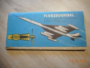 Flugzeugfibel Typenblätter Flugzeuge NVA Modellbau  Militärverlag DDR 1965 - Bild 1 von 12
