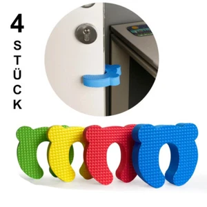 Fermaporta Set di 4 Fermavetro Protezione Morsetto per Neonati e Neonati Fusibile - Foto 1 di 1