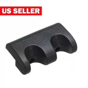 Soporte para tacos negro de 2 orificios, soporte para palo de piscina portátil de goma para billar EE. UU. - Imagen 1 de 6