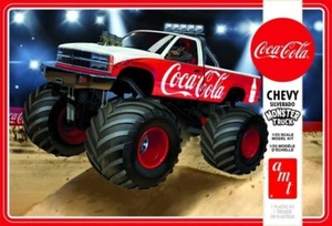 AMT 1184 1:25th scale Coca-Cola Chevy Silverado Monster Truck - Picture 1 of 1