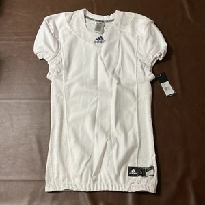 Adidas Football Jersey Men's Medium White Techfit Hyped Climalite NWT - Picture 1 of 10