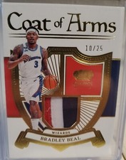 2022 Panini Crown Royale Bradley Beal Jersey #/25 Coat Of Arms SP Card Relic WAS