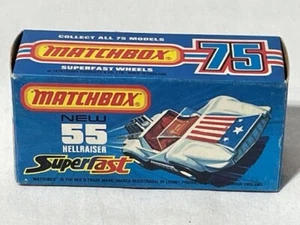 1975 Matchbox Superfast #55 Hellraiser - BOX ONLY, 1/64 - Picture 1 of 4