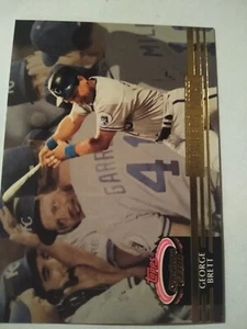 1992 GEORGE BRETT TOPPS STADIUM CLUB MEMBERS ONLY BASEBALL CARD KC ROYALS  - Bild 1 von 2