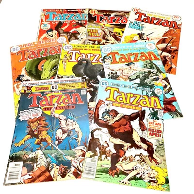 Tarzan 8x Lot (DC 1972 VF) #209,215,223,228,229,237,251,254 Joe Kubert Covers - Image 1 of 4