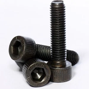 M4 M5 M6 M8 BLACK SELF COLOUR 12.9 HIGH TENSILE ALLEN BOLT SOCKET CAP SCREWS - Picture 1 of 1