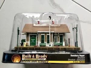 WOODLAND SCENICS 1/160 N SCALE DANSBURY DEPOT BUILT & READY BUILDING 4928 F/S - Picture 1 of 7