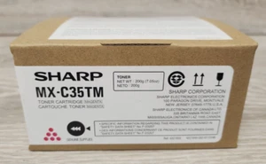 Cartouche de toner magenta Sharp MX-C35TM 42C1845-002-6112248 d'origine OEM neuve - Photo 1/9