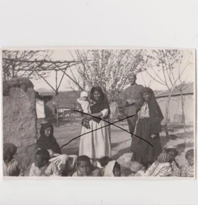 Holocaust Old Photo Original WWII Gypsy. Balkan State - Picture 1 of 2