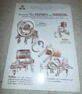 Brochure Macchine agricole - Costruzioni Agricole SCAI 1960 ca - Picture 1 of 1