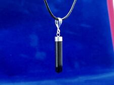 Natural Black Tourmaline Pendant in Silver 925 for Protection & Happiness