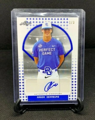 MASON DENABURG 2017 Leaf Perfect Game All American Classic Prospect Auto RC /3 - Image 1 of 2