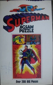 Vtg 1973 APC Superman 200pc jigsaw puzzle 1171 COMPLETE - Picture 1 of 4