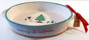 Molde para guiso Snoopy Woodstock Peanuts bandeja RAE DUNN cerámica hornear NUEVO EE. UU. - Imagen 1 de 24