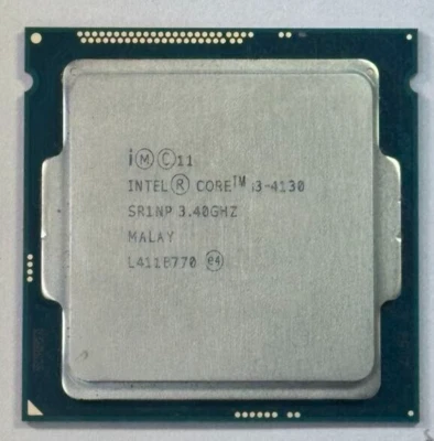 (13) Intel Core SR1NP i3-4130 3.40GHz FCLGA1150 2 Core 3MB 5GT/s 54W Desktop CPU - Image 1 of 4