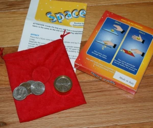 Messing fliegende Münzen -- EURO Größe -- können aber auch für US Quarters funktionieren TMGS - Bild 1 von 3