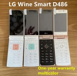 LG Wine Smart D486 4G LTE 4GB ROM 3.5" Android Flip Keyboard Unlocked Smartphone - Photo 1 sur 30
