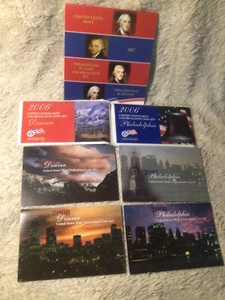 2006-2008 US United States Mint Uncirculated coin sets  Philadelphia Denver - Picture 1 of 4